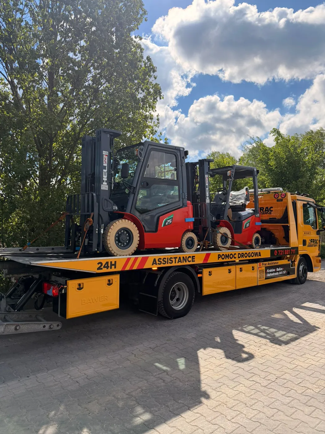 Płyta hydrauliczna – transport maszyn Kraków