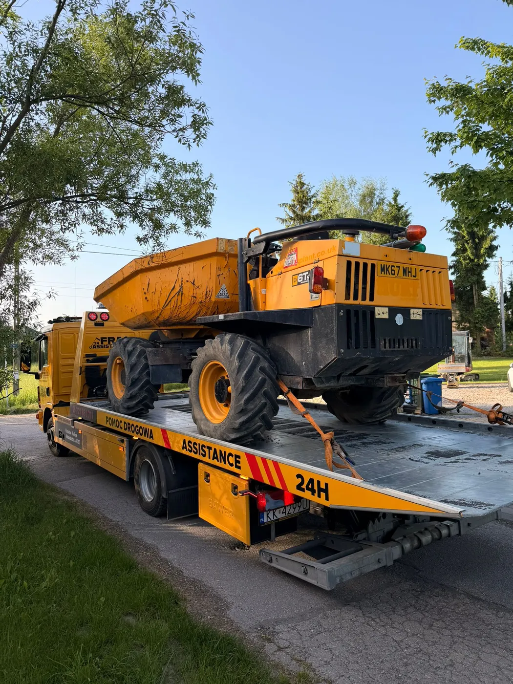Transport wodzideł technologicznych
